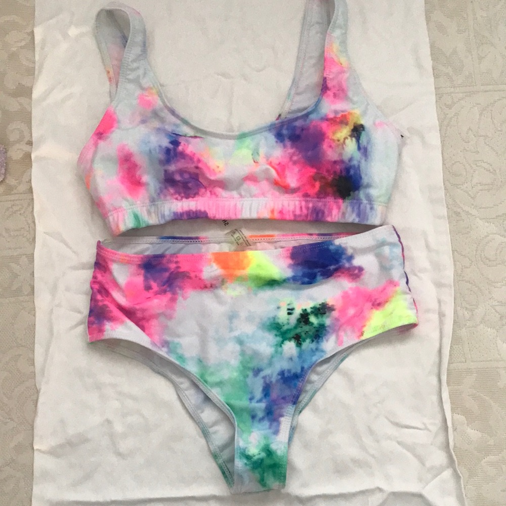Rainbow bikini set